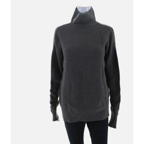 Lululemon Relaxed Turtleneck Sweater Grey 10 NWOT - Picture 9 of 12